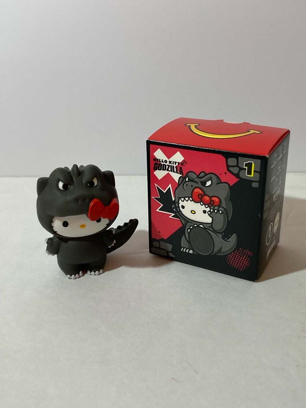 Hello Kitty X Godzilla Figure
